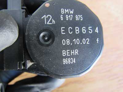 BMW Behr AC Air Conditioner Heater Actuator Warm Air Flap 12h, Right 64116917975 E65 E66  745i 745Li 750i 750Li 760i 760Li3